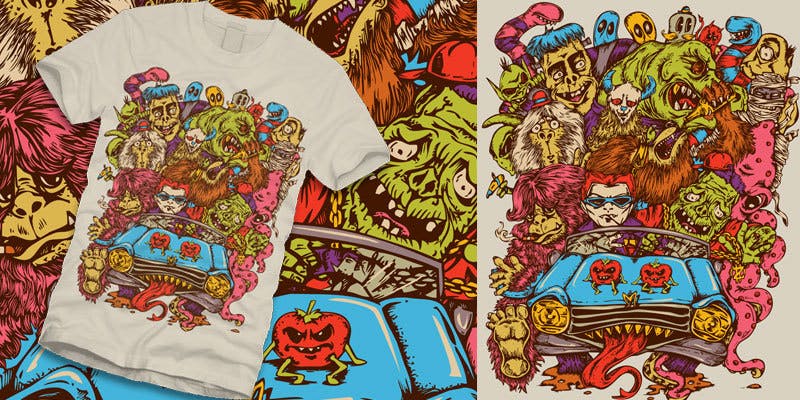 zombie t-shirts