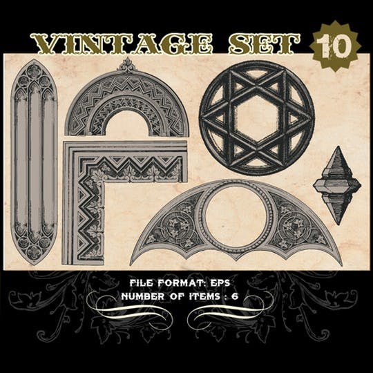 New Vintage vector Sets from Tshirt-Factory - Now in store! 