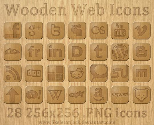 wooden icons