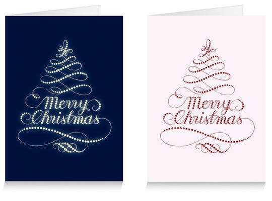 Over 20 Christmas designs for greeting cards !