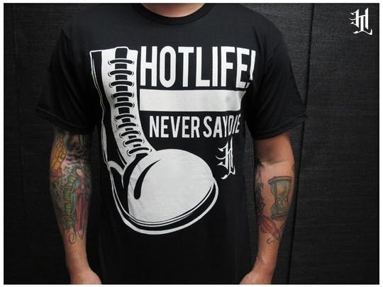 Hotlife t shirt line is a self-made success!