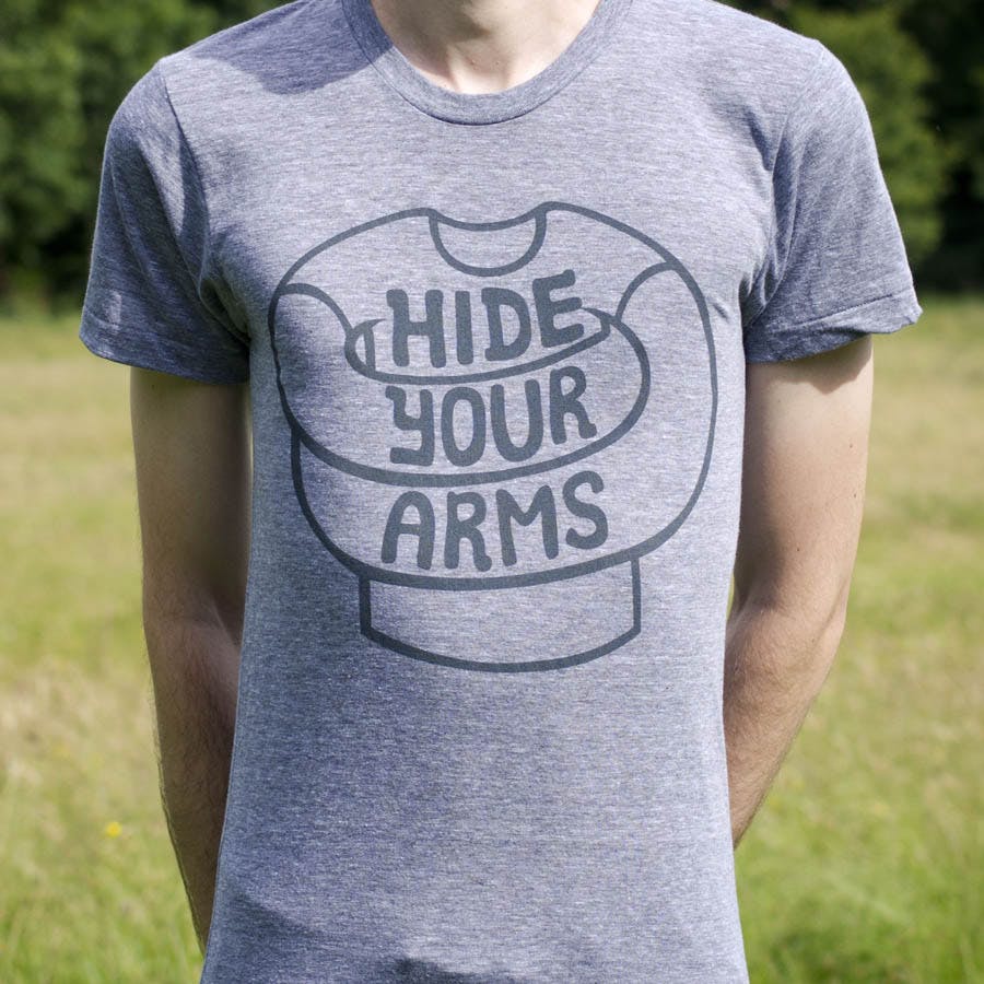 Hide Your Arms brand new t-shirts !
