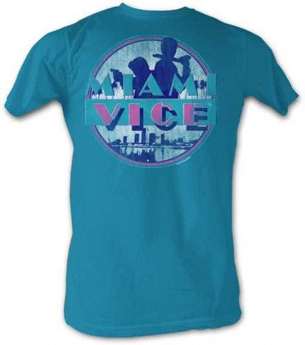 Miami Vice Busted Distressed Print