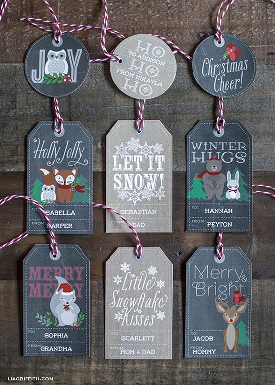 CHRISTMAS GIFT TAGS & LABELS