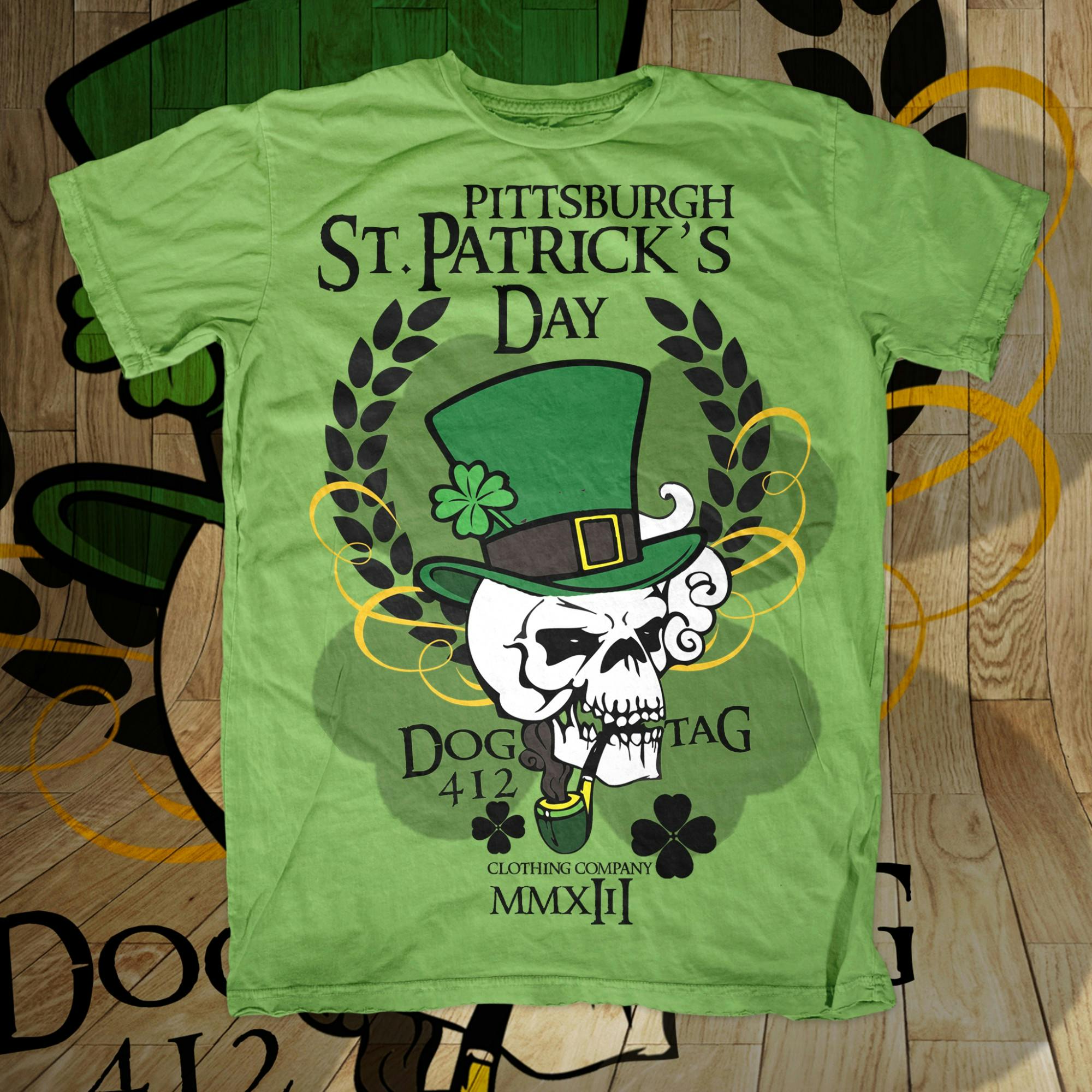 St Patricks Day t-shirts Dogtag Clothing