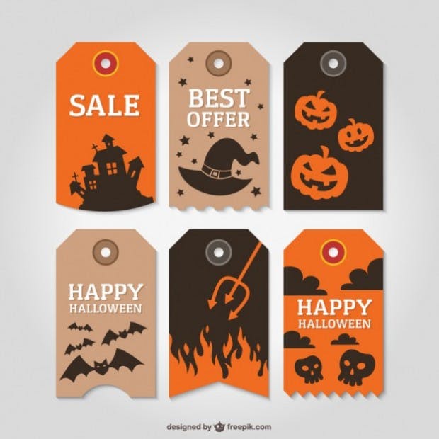 Halloween tags