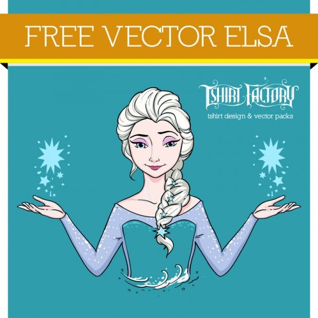 Free-Vector-Elsa