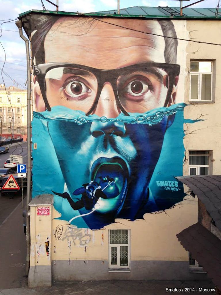 urban street art by smates