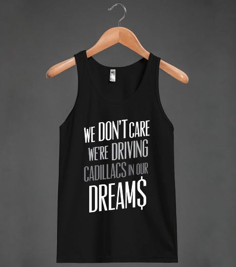 we don't care tee