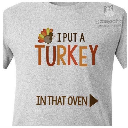 I put a turkey . thanksgiving day