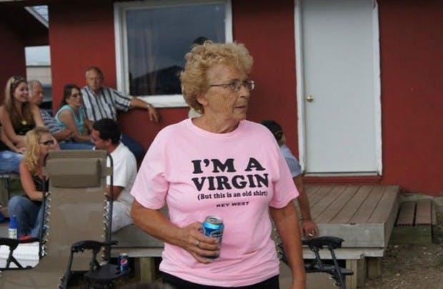 Funny tee old lady