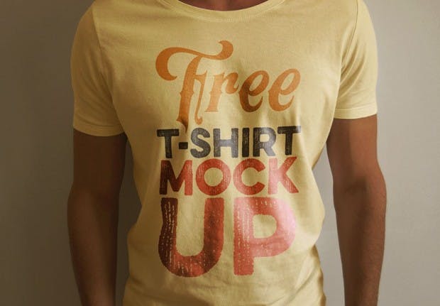 Free t-shirt mockup template
