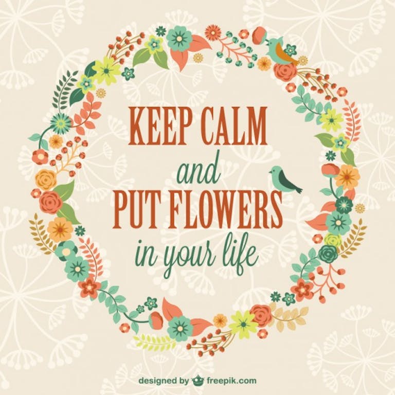 keep calm it's spring time