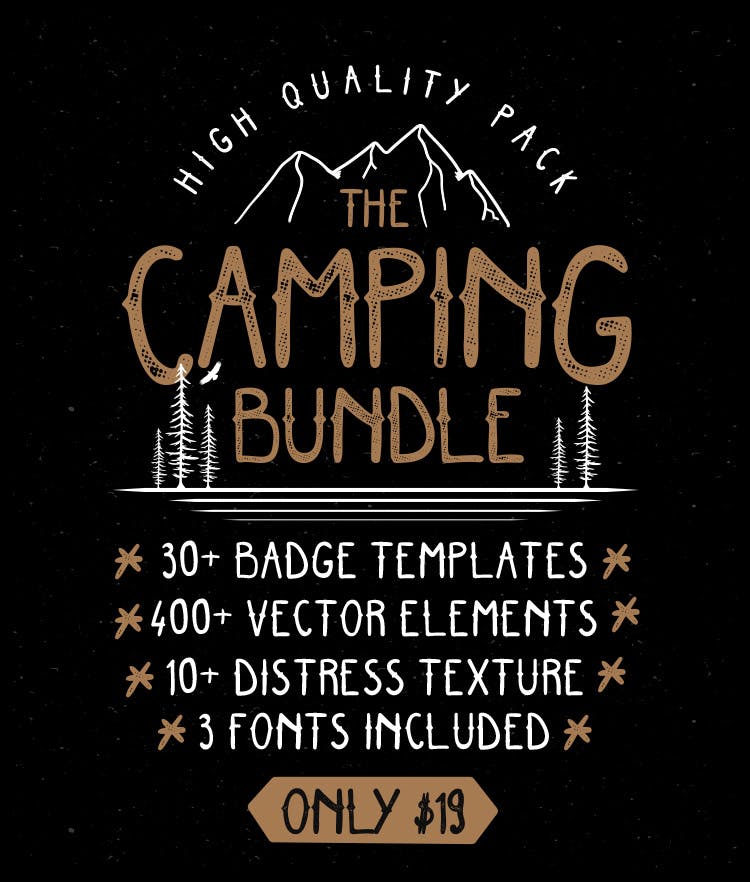 Camping graphic bundle