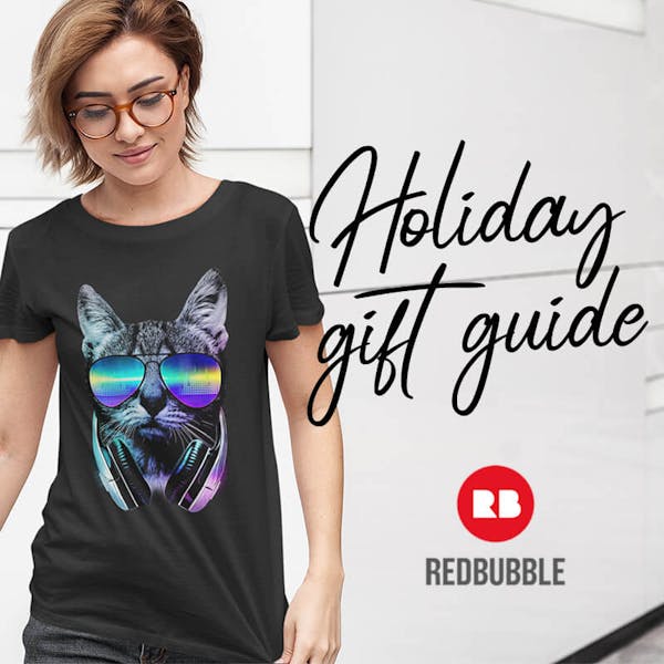 holiday gift guide by redbubble