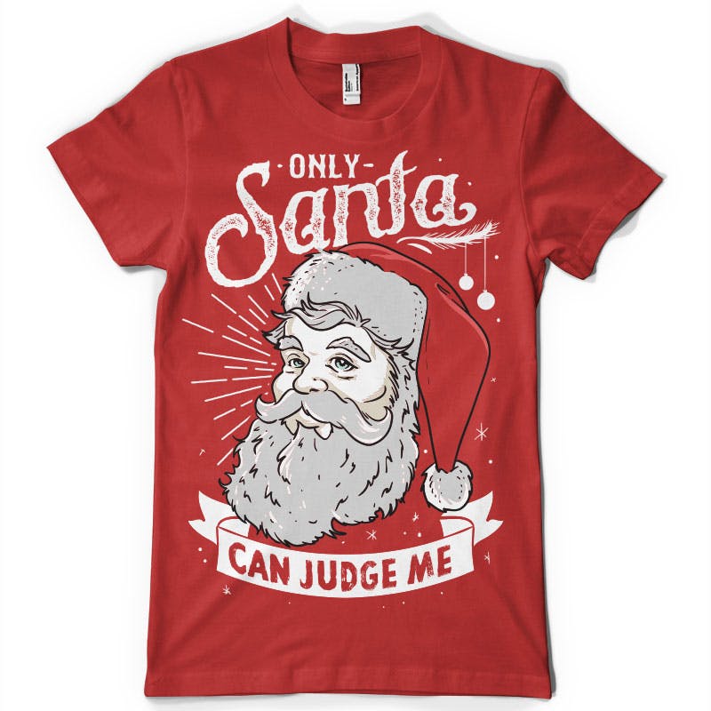 only-santa-can-judge-me-tee-shirts-18835