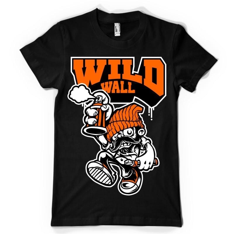 Wild-wall-T-shirt-design-20108