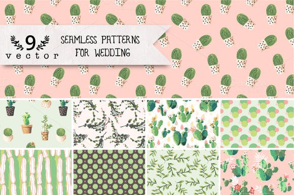 Seanless patterns creative designs