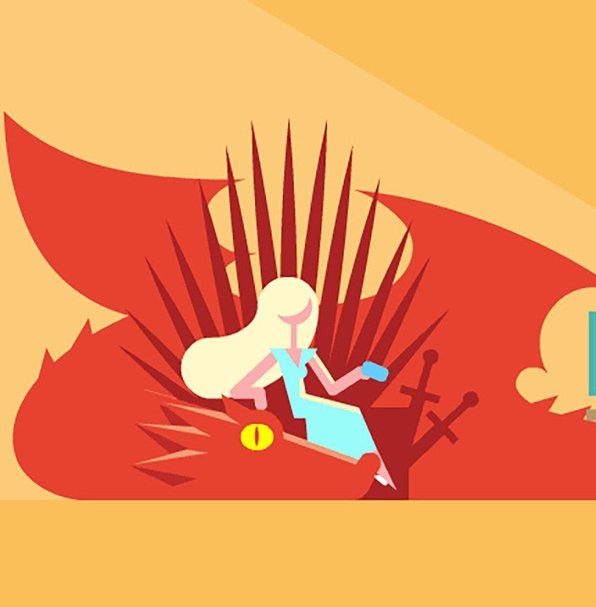 Game of Thrones' GIFs by illustrator Eran Mendel