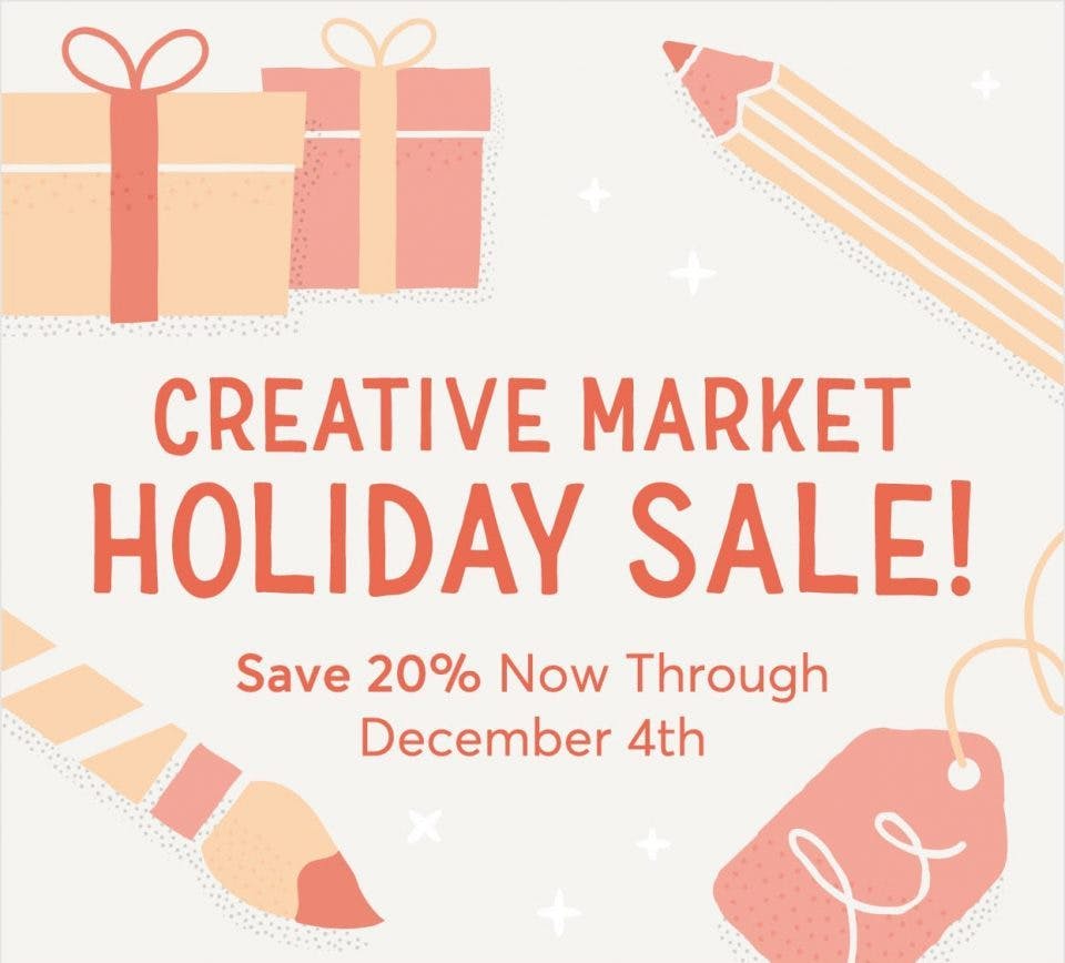Creative Market holiday sale