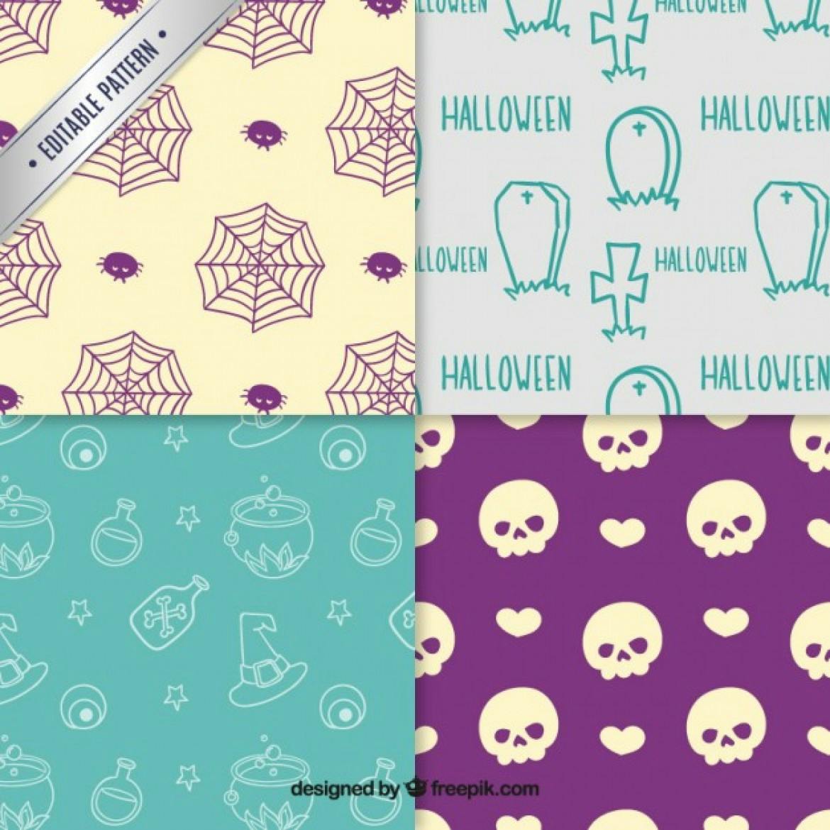 Halloween pattern collection